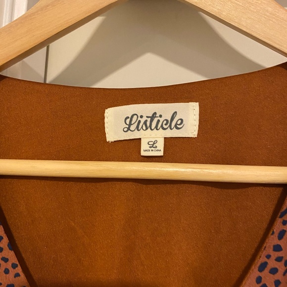 Gorgeous dress! Pair with brown boots. Size large - Picture 3 of 7